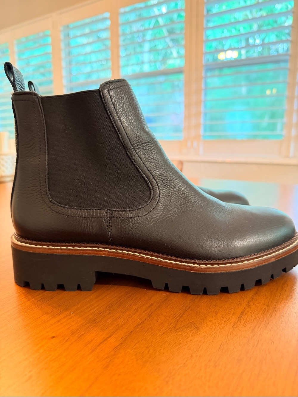 Women’s Black Chelsea Leather Boots